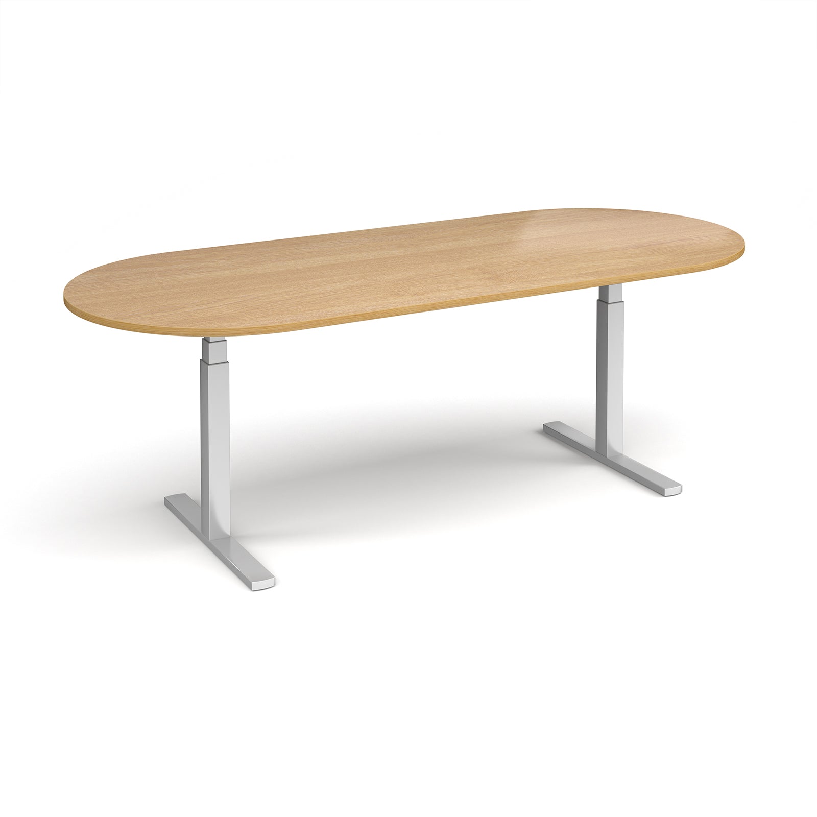 Elev8 Touch Electric Radial End Boardroom Meeting Table